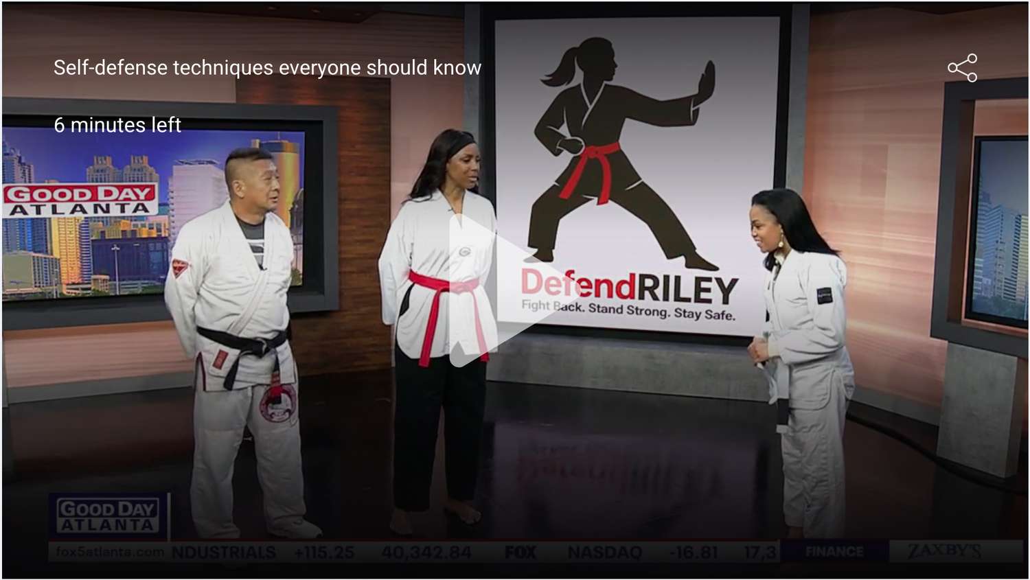 Master Cho and Raquel Riley Thomas on FOX 5