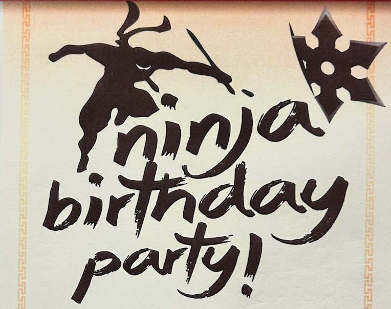 Ninja Birthday Party